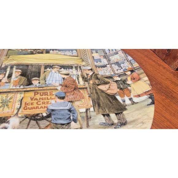 Davenport Pottery 1991, Ltd Ed "The Ice Cream Seller" Cries of London Plate VTG - Picture 16 of 16